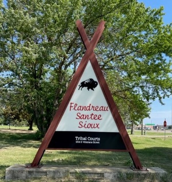 Flandreau Santee Sioux Sign