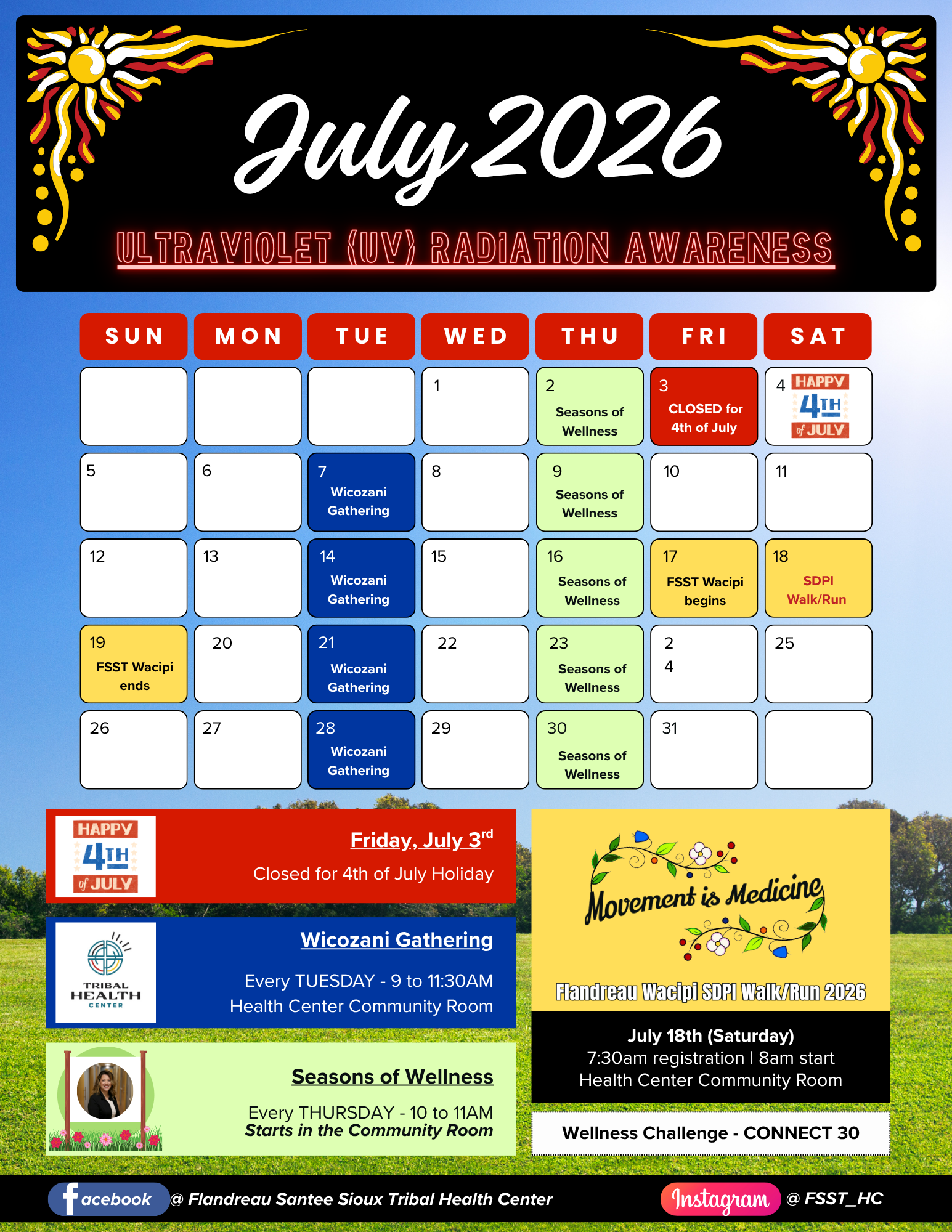 July Calendar
