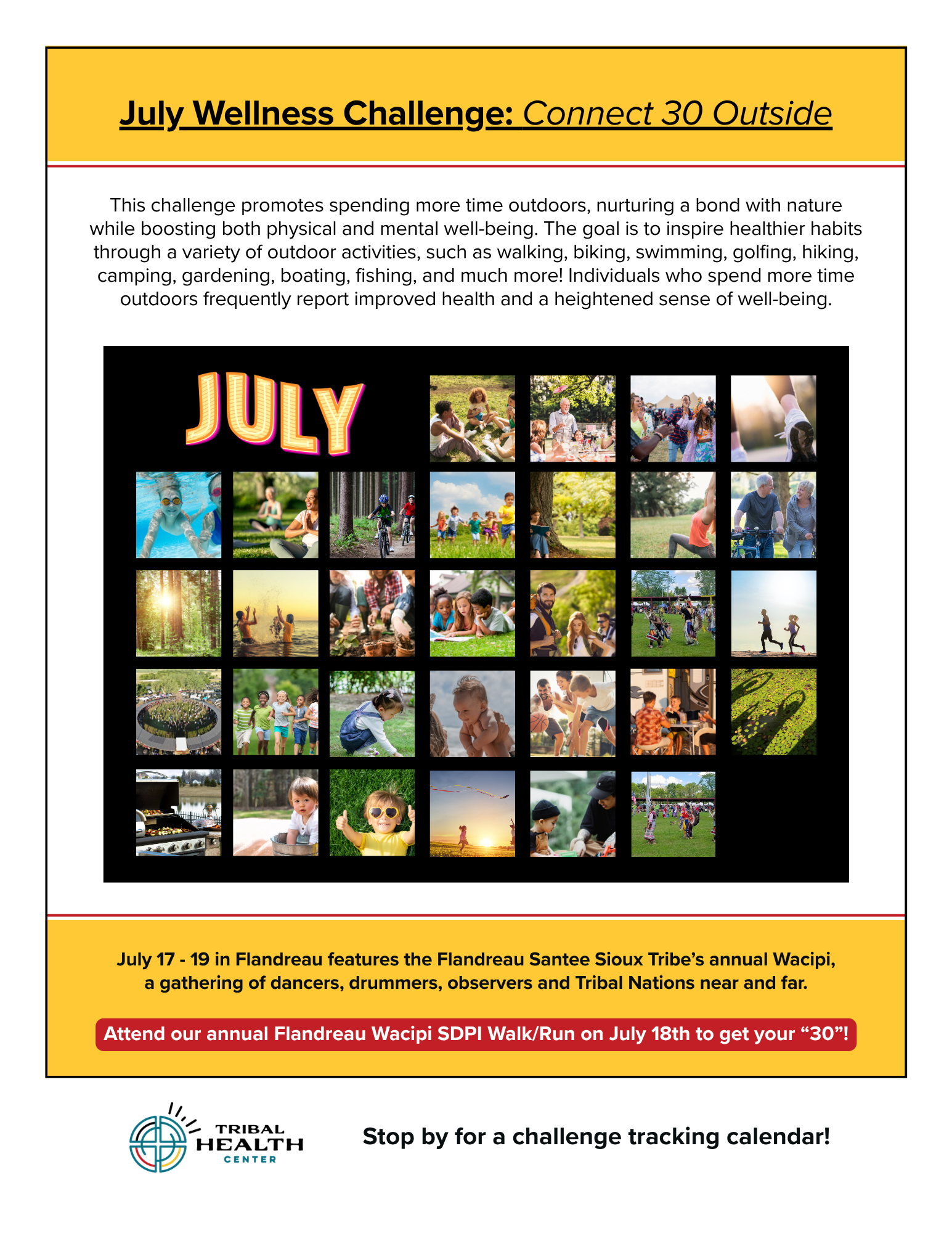 July Wellness Challenge (Connect 30)