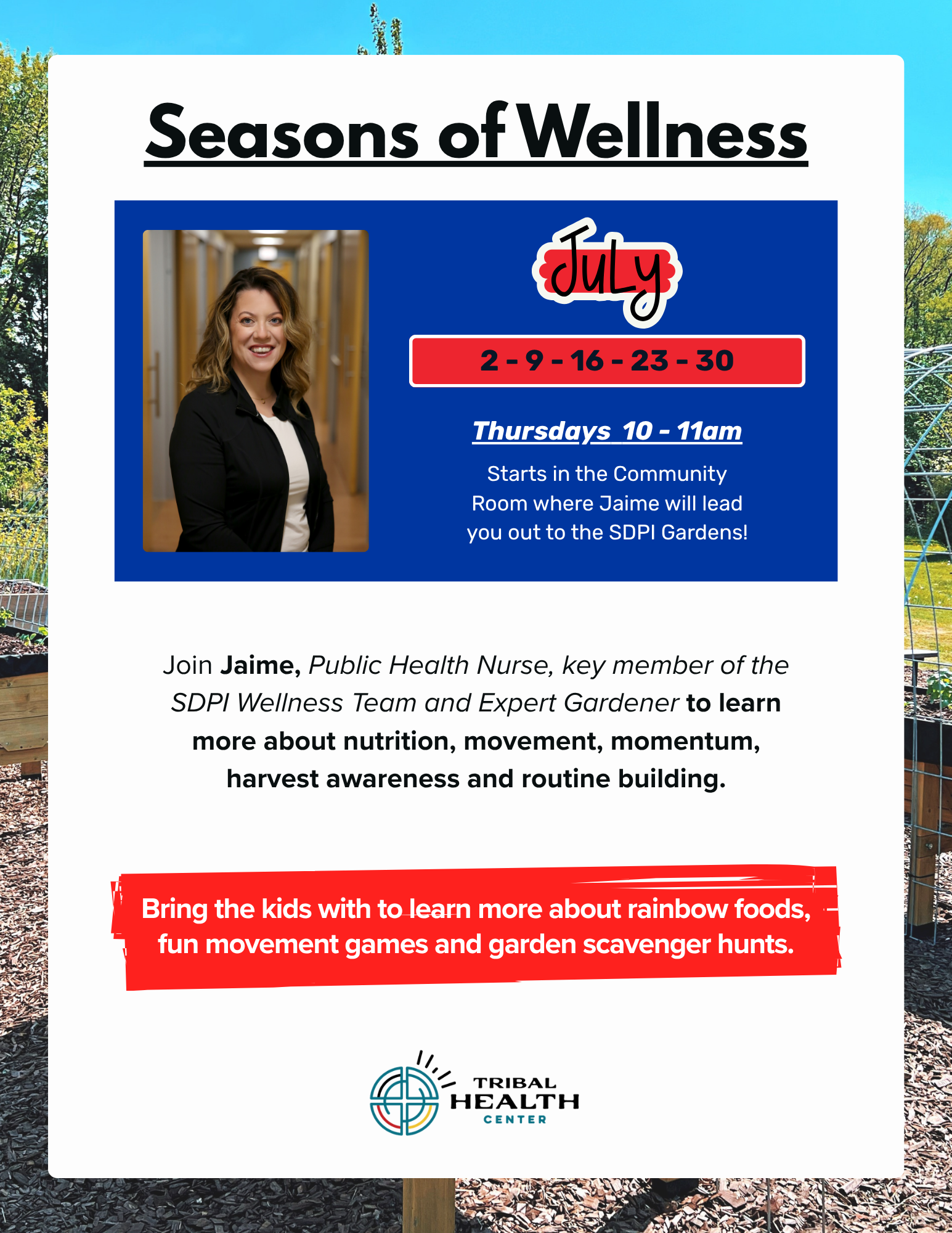 July seasons of wellness (story for Thursday